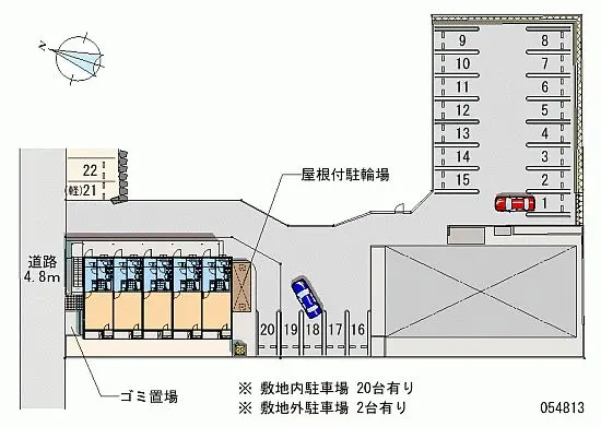 ★手数料０円★遠賀郡水巻町頃末南３丁目　月極駐車場（LP）